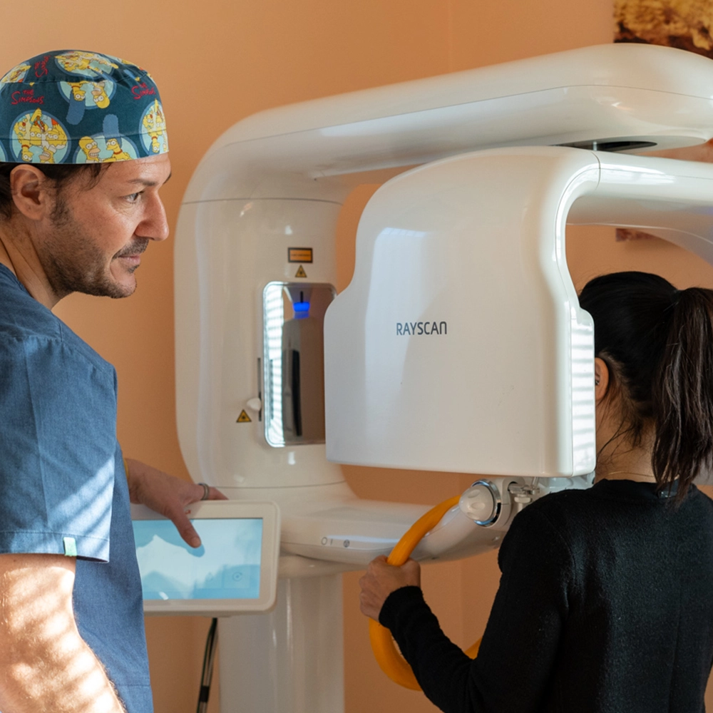 Studio Dentistico Duda | Dettaglio di realizzazione di una panoramica